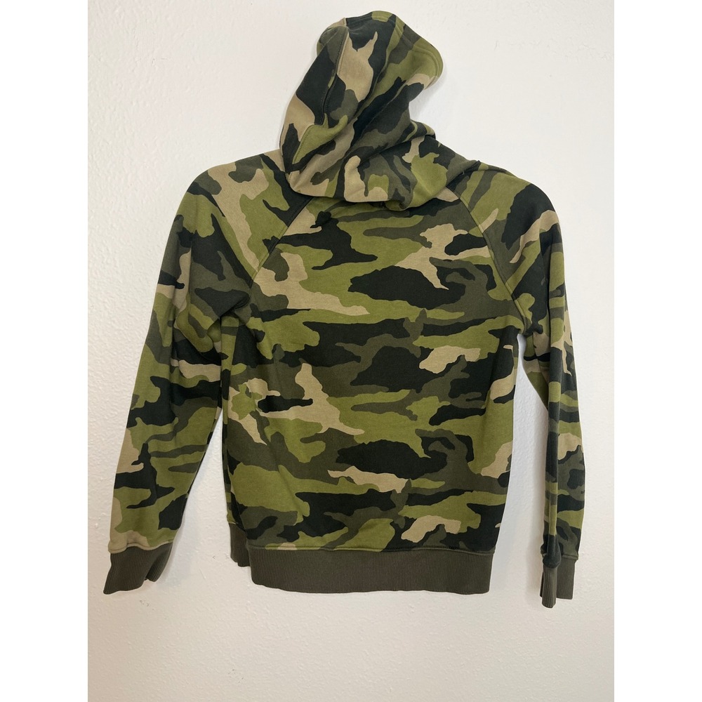 Under Armour Kids Camo Hoodie ColdGear Youth Small Pullover - Picture 3 of 4